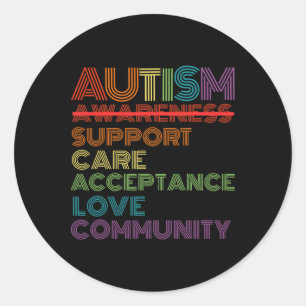 Adesivo Escola de Professores de Consciência do Autismo Re