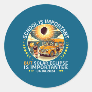 Adesivo Escola Importante Eclipse Solar Importanter