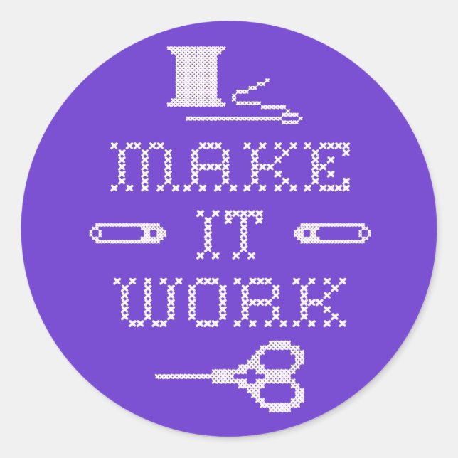 Adesivo Escolha a Moda Cor de Fundo (Frente)