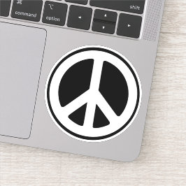 Adesivo Escolha Cores Símbolo da Paz Círculo