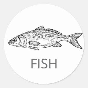 Adesivo Escolha de refeições para casamentos com FISH pers