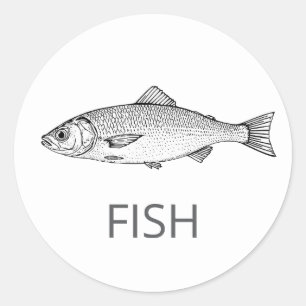 Adesivo Escolha de refeições para casamentos com FISH pers