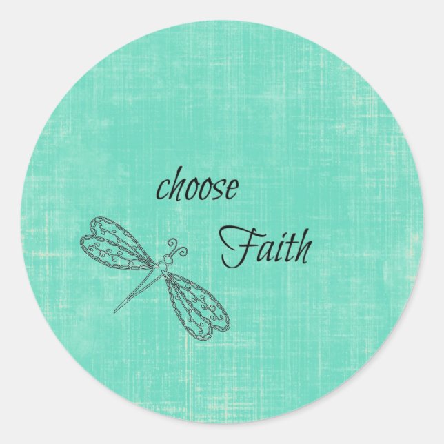 Adesivo Escolha Faith Inspirational (Frente)