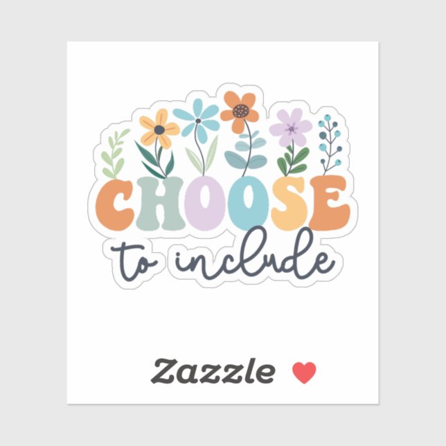 Adesivo Escolha Incluir Autismo De Professores Especiais D (Folha)