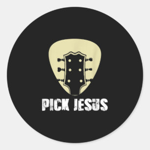 Adesivo Escolha Jesus Músico Religioso Presente Ideia Viol