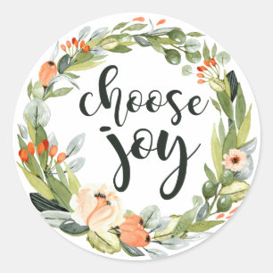 Adesivo Escolha Joy, Inspirational Faith Sticker