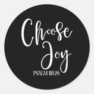 Adesivo Escolha Joy Psalm 11824 Religioso