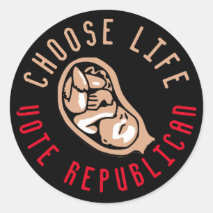 Adesivo Escolha Life Vote Republicano
