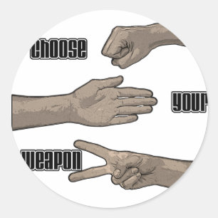 Adesivo escolha sua arma