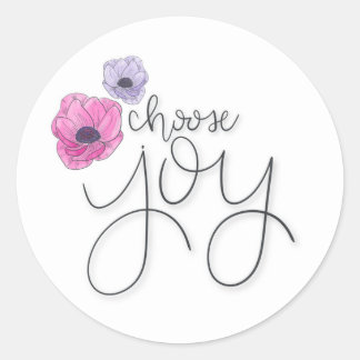 Adesivo Escolher Joy Round Sticker