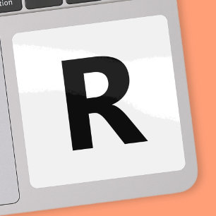 Adesivo Escolher qualquer letra   Fonte: Aberto Sans Conde