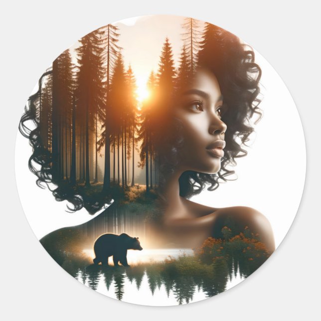 Adesivo Escolho o Urso (Frente)