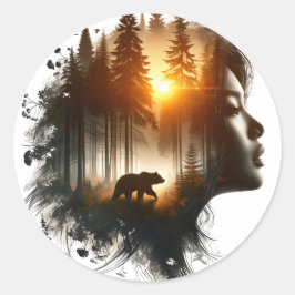 Adesivo Escolho o Urso