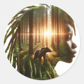 Adesivo Escolho o Urso