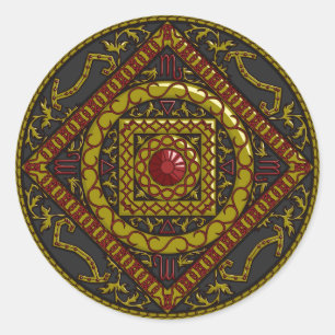 Adesivo Escorpião Mandala