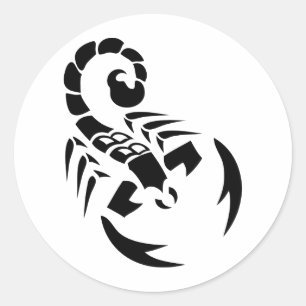 Adesivo escorpião preto