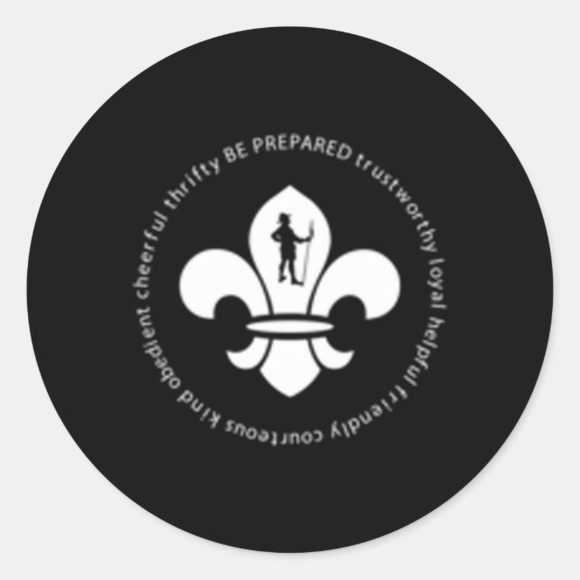 Adesivo Escoteiro De Leis De Escoteiros Para E (Frente)