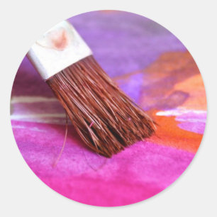 Adesivo Escova de pintura do artista