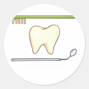 Adesivo Escova dental delicada do espelho do dente