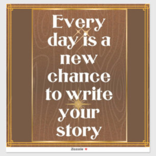 Adesivo Escreva sua história