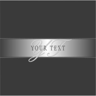 Adesivo Escrevendo de Script Monograma Editável Elegante  