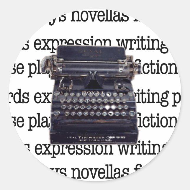 Adesivo Escrita Vintage (Frente)