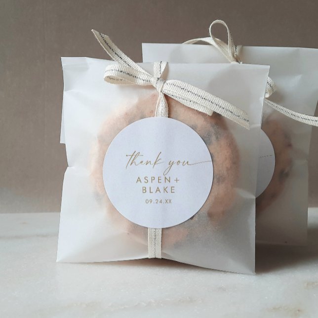 Adesivo Escrito Dourado Moderno Obrigado Vestido Favor De  (Criador carregado)