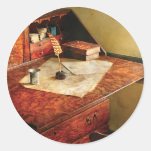 Adesivo Escritor - as viagens de um explorador