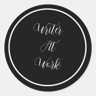 Adesivo Escritor No Trabalho