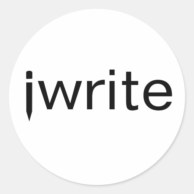 Adesivo Escritores Engraçados De Pun Adicionam Sua Cor Per (Frente)