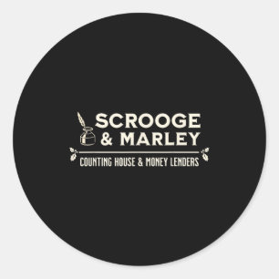 Adesivo Escritório de Contabilidade de Scrooge e Marley En