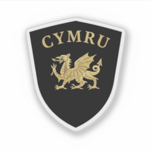 Adesivo Escudo de Cymru