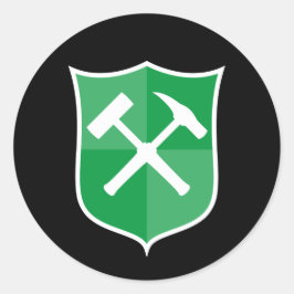 Adesivo Escudo de Martelo Cruzado