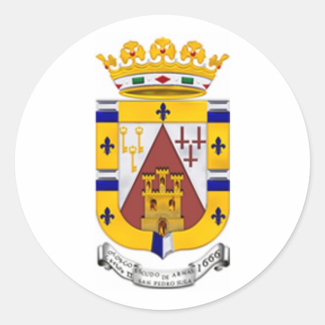 Adesivo Escudo de San Pedro Sula, Honduras (Frente)