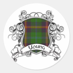 Adesivo Escudo Jovem Tartan