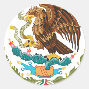 Adesivo Escudo Nacional de México - Emblema Mexicano
