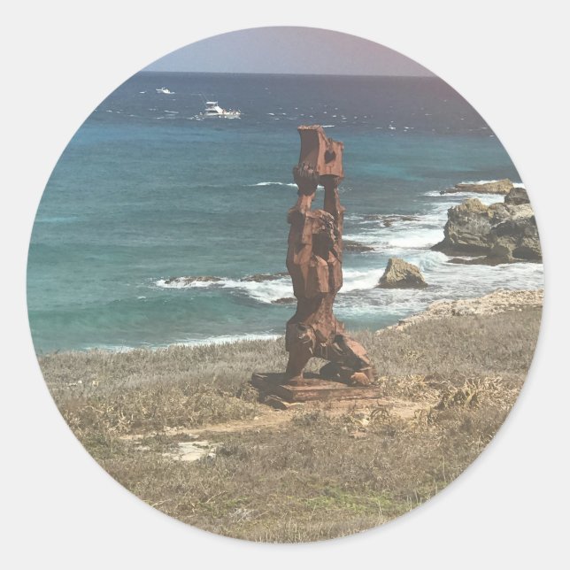 Adesivo Escultura de Punta Sur, México Stickers (Frente)