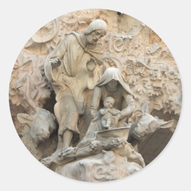 Adesivo Esculturas Sagrada Família (Frente)