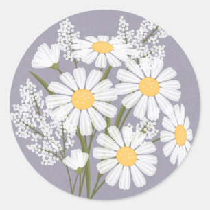 Adesivo Escuridão Branca Floral Elegante no Casamento de