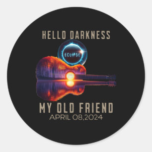 Adesivo Escuridão Meu Velho Amigo Eclipse Solar Abril