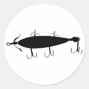 Adesivo Escuro de pesca 2 Silhouette a