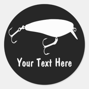 Adesivo Escuro de pesca do cárter para personalizar