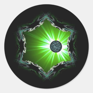 Adesivo Esfera Energética Através Do Portal Fratural