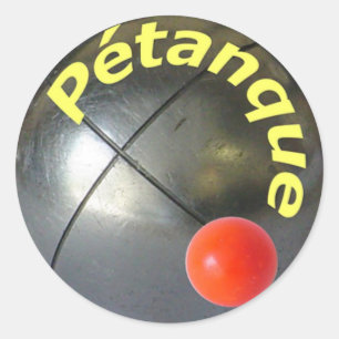 Adesivo Esfera moderna de design Petanque
