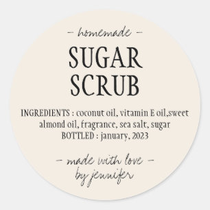Adesivo Esfoliante De Açúcar Caseiro De Creme