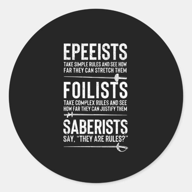 Adesivo Esgrima do encanador de espuma de espuma de espuma (Frente)