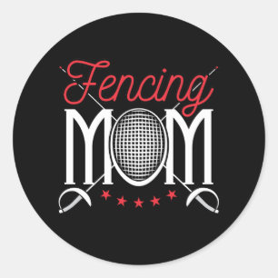 Adesivo Esgrima Mãe de Fencer