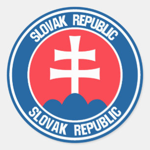 Adesivo Eslováquia Round Emblem