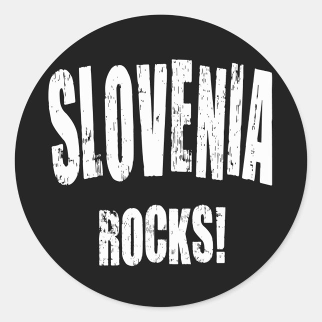 Adesivo Esloveno Rocks! (Frente)