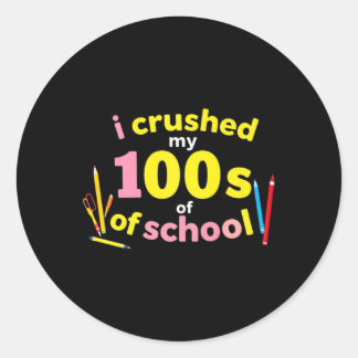 Adesivo Esmagei 100 Dias Da Escola 100º Dia Da Escola